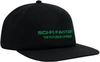 Sci-Fi Fantasy Future Is Cancelled Snapback Hat - black