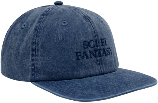 Sci-Fi Fantasy Washed Logo Snapback Hat - navy - view large