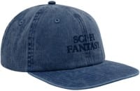 Sci-Fi Fantasy Washed Logo Snapback Hat - navy