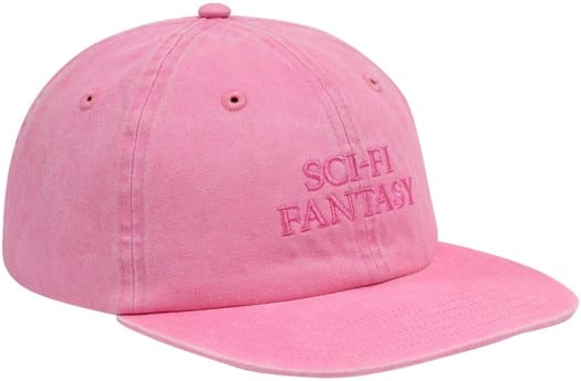 Sci-Fi Fantasy Washed Logo Snapback Hat - pink - view large