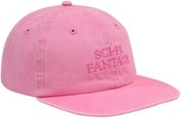 Sci-Fi Fantasy Washed Logo Snapback Hat - pink