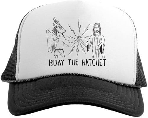 Thrasher Toy Machine B.T.H Trucker Hat - black/black/white - view large