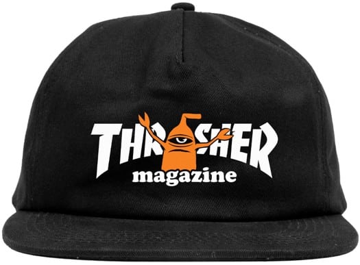 Thrasher Toy Machine Sect Snapback Hat - black - view large