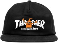 Thrasher Toy Machine Sect Snapback Hat - black