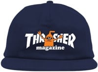 Thrasher Toy Machine Sect Snapback Hat - navy