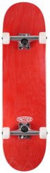 Tactics Oval Logo 8.25 Complete Skateboard - red