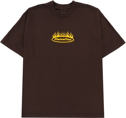 FlameTec Flame Logo T-Shirt - brown/yellow - view large