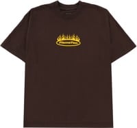 FlameTec Flame Logo T-Shirt - brown/yellow