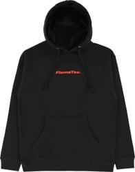 FlameTec Classic Logo Hoodie - black/red