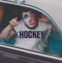 Hockey Car Kid Sticker