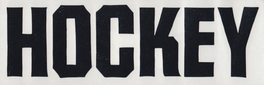 Hockey Logo Sticker - black - view large