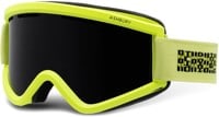 Ashbury Blackbird Goggles + Bonus Lens - dice/dark smoke lens + yellow lens