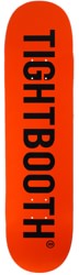 Tightbooth CP Logo 8.38 Skateboard Deck - orange