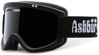 Ashbury Warlock Goggles + Bonus Lens - og black/dark smoke lens + yellow lens