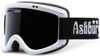 Ashbury Warlock Goggles + Bonus Lens - og white/dark smoke lens + yellow lens