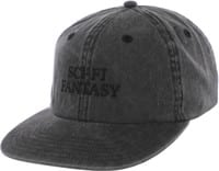 Sci-Fi Fantasy Washed Logo Snapback Hat - black