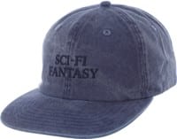 Sci-Fi Fantasy Washed Logo Snapback Hat - navy