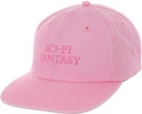 Sci-Fi Fantasy Washed Logo Snapback Hat - pink