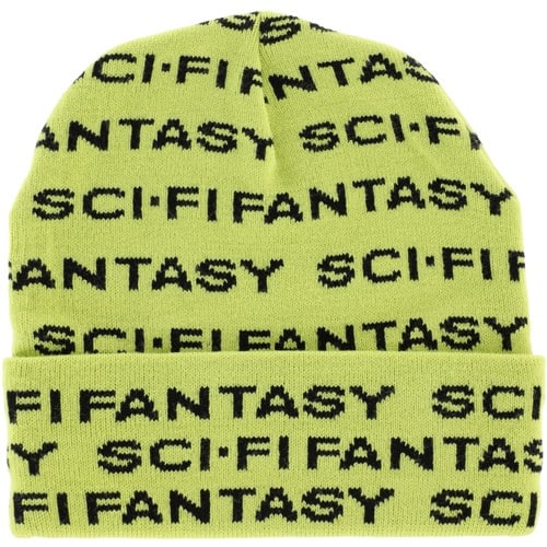 Sci-Fi Fantasy Repeat Logo Beanie - green | Tactics