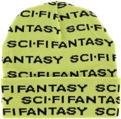 Sci-Fi Fantasy Repeat Logo Beanie - green - view large