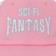 Sci-Fi Fantasy Biker Logo Trucker Hat - pink - front detail