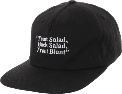 Jenkem Front Blunt Snapback Hat - black - view large