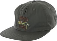 Passport Frog Lure Ripstop Workers Snapback Hat - moss