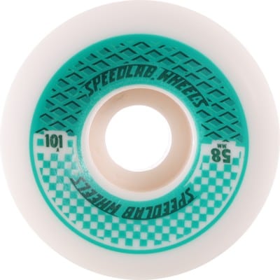 Speedlab Checkmates Skateboard Wheels - white (101a) - view large