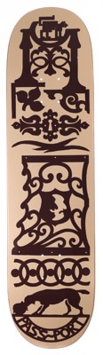 Passport Fretwork 8.5 Skateboard Deck - pillars - view large