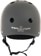 Triple Eight Deep Cover Skate Helmet - gray matte - reverse