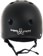 Triple Eight Deep Cover Skate Helmet - matte black - reverse