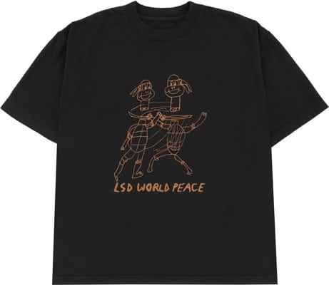 Turtle Island Mind Expansion LSD World Peace T-Shirt - black - view large