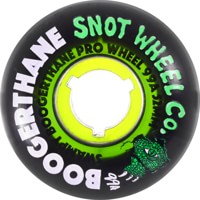 Snot Swampy Gators OG Shape Skateboard Wheels - black/clear yellow core (99a)