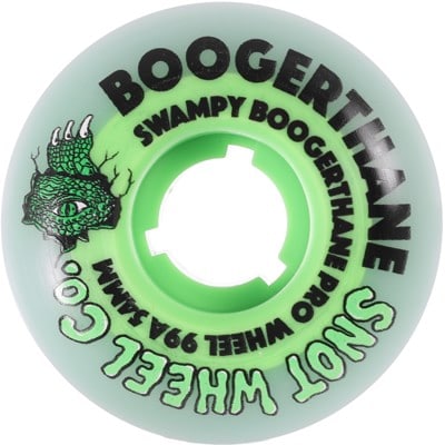 Snot Swampy Gators OG Shape Skateboard Wheels - natural/glow in the dark core (99a) - view large