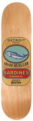 Bacon Skateboards Mueller Sardines 8.25 Skateboard Deck - natural - view large