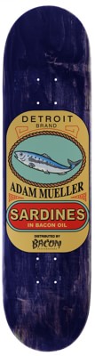 Bacon Skateboards Mueller Sardines 8.25 Skateboard Deck - navy - view large