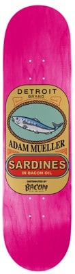 Bacon Skateboards Mueller Sardines 8.25 Skateboard Deck - pink - view large