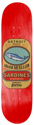 Bacon Skateboards Mueller Sardines 8.25 Skateboard Deck - red - view large