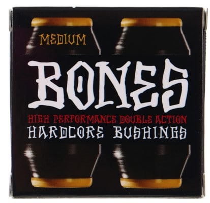 Bones HardCore Medium Skate Bushings (2 Truck Set) - black - view large