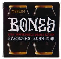 Bones HardCore Medium Skate Bushings (2 Truck Set) - black