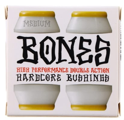 Bones HardCore Medium Skate Bushings (2 Truck Set) - white - view large