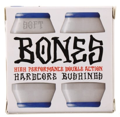 Bones HardCore Soft Skate Bushings (2 Truck Set) - white - view large