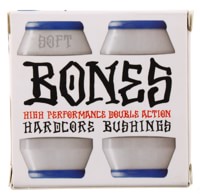 Bones HardCore Soft Skate Bushings (2 Truck Set) - white