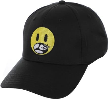 Limosine Smiley Snapback Hat - black - view large