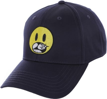 Limosine Smiley Snapback Hat - navy - view large