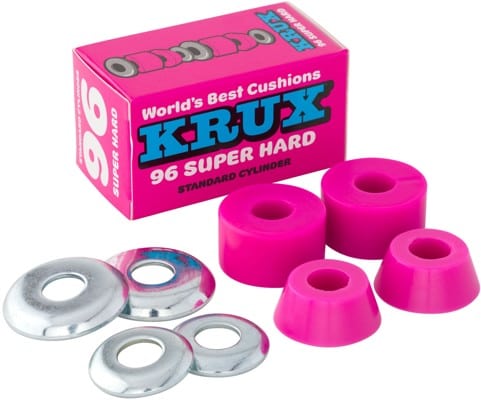 Krux World's Best Cushions Skateboard Bushings - pink (hard) - view large