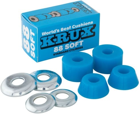 Krux World's Best Cushions Skateboard Bushings - blue (soft) - view large