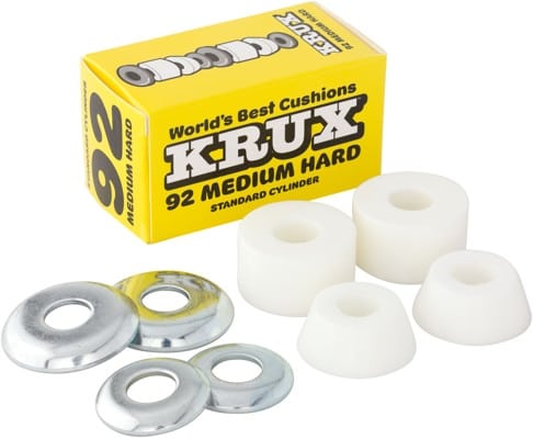 Krux World's Best Cushions Skateboard Bushings - white (medium) - view large