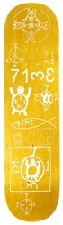 Turtle Island Mind Expansion Test Press 8.25 Skateboard Deck - yellow