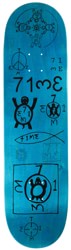 Turtle Island Mind Expansion Test Press 8.5 Skateboard Deck - blue